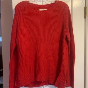 NWOT! Loft Red Sweater